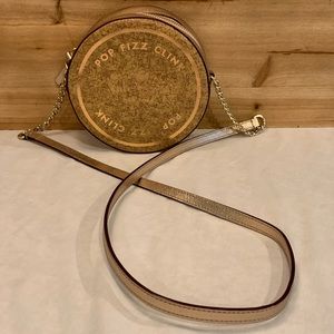 Kate Spade Champagne Cork rose gold crossbody